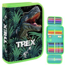 Školský peračník T-Rex dvojchlopňový naplnený 