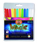 Súprava popisovačov prefarbiteľných MAGIC - 10+2ks