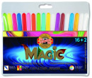 Súprava popisovačov prefarbiteľných MAGIC - 16+2ks
