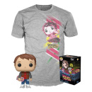 Funko Pop & Tee:  Marty w/Hoverboard - S