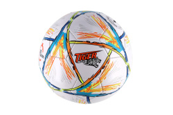 Lopta futbalová farebná šitá 23 cm veľkosť 5