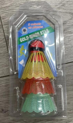 Košíky na badminton farebné 3 kusy