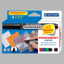 Popisovač CENTROPEN 8566 - sada 4+1 kusy