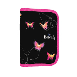 Školský peračník Butterfly dvojchlopňový bez náplne