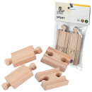 Vláčiky - Kolaje spojky 4+4 kusy