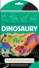 Vyškrabávacie vymaľovanky/ Dinosaury