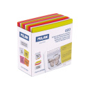 Milan lepiaci blok Fluo priesvitné 76x76 mm 600 kusov