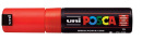 Popisovač akrylový Uni Posca PC-7M červený