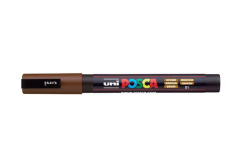 Popisovač akrylový Uni Posca PC-5M hnedý
