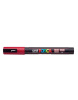 Popisovač akrylový Uni Posca PC-3M tmavočervený