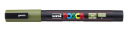 Popisovač akrylový Uni Posca PC-3M khaki