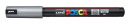Popisovač akrylový UNI Posca PC-1MR strieborný