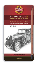 Súprava ceruziek Koh - i - noor 8B-2H ART