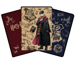 Harry Potter zošit A6 Hogwarsds Wizard, set 3 kusy