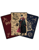 Harry Potter zošit A6 Hogwarsds Wizard, set 3 kusy (kolektív)
