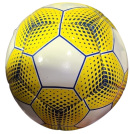 Mini futbalová lopta žlto-biela 15 cm
