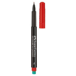 Faber-Castell Permanentný popisovač červený