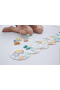 Janod vkladacie drevené puzzle Čísla Pure