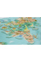 Janod Mapa Dinosaury sveta Dino 50 kusov magnetiek