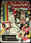 Zamatové vymaľovanky Minnie (1. akosť)