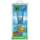 Minecraft set ceruziek s gumou